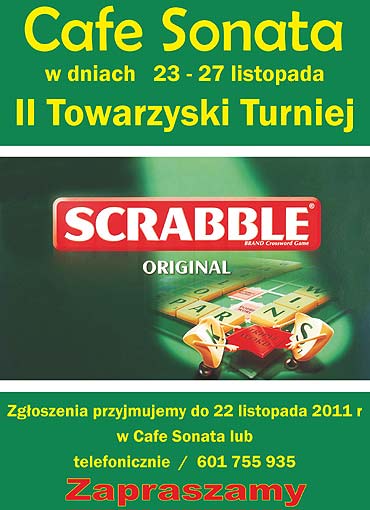 Turniej Scrabble w Sonacie 