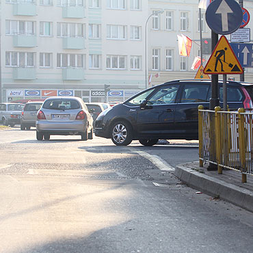 Remont w centrum. Kierowcy nie wiedz jak jedzi