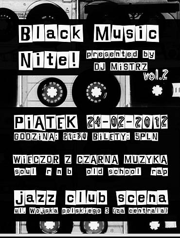 Black Music Nite w Scenie!