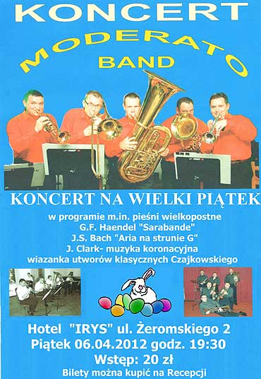 Koncert na Wielki Pitek w hotelu Irys