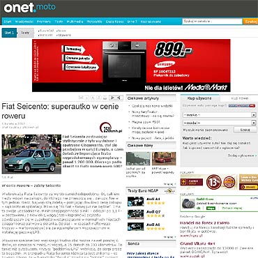 Fiat Seicento: auto w cenie roweru
