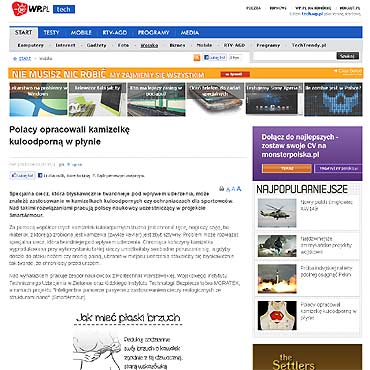 Kamizelka kuloodporna w płynie – to polski wynalazek!