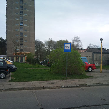 Przystanek autobusu widmo 