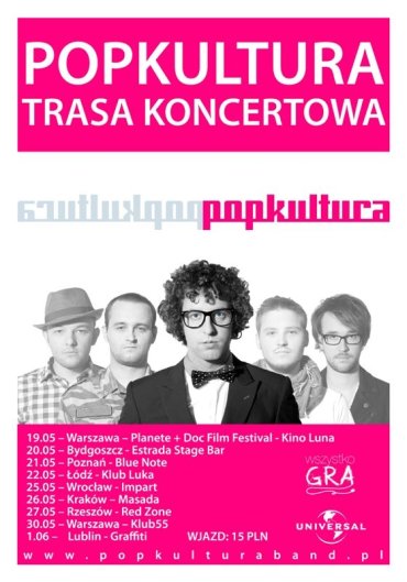 POPKULTURA - trasa koncertowa