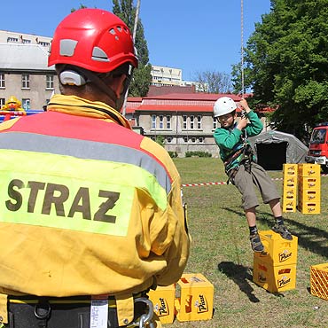 Mali straacy bawili si podczas festynu. Zobacz fotogaleri i film!