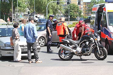 Wymusiła pierwszeństwo. Wjechała w motocyklistę