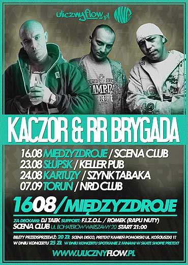 Raperzy Kaczor & RR Brygada w Scena Disco