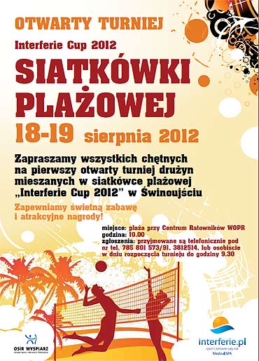 Otwarty Turniej Siatkwki Plaowej Interferie Cup 2012