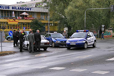 Czarne punkty na ulicy 11 Listopada