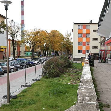 Wycinaj krzewy, aby odnowi schody i murek 