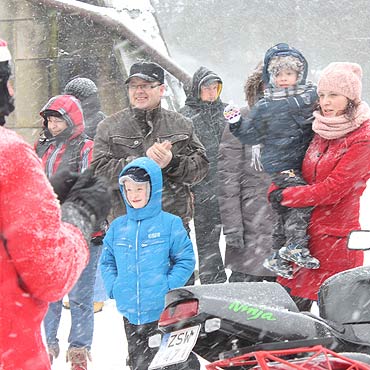 Mikoaje na motorach odwiedzili dzieci na prawobrzeu