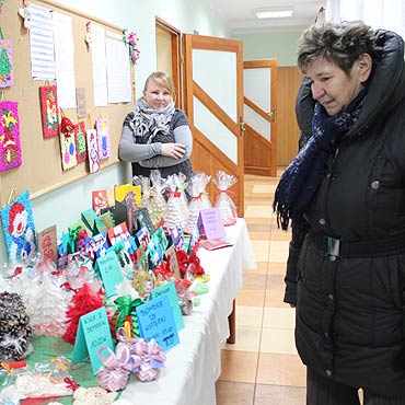 Podopieczni Dziennego Domu Pobytu stworzyli świąteczne dzieła
