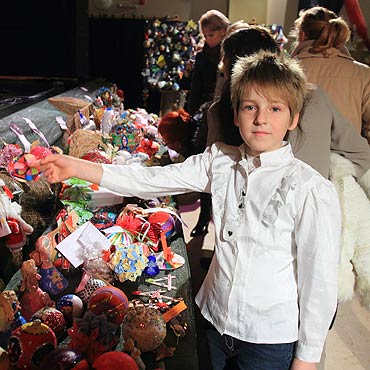 Licytowali piękne świąteczne ozdoby