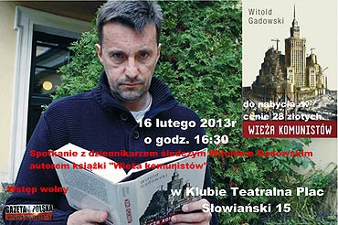 Spotkanie autorskie z Witoldem Gadowskim