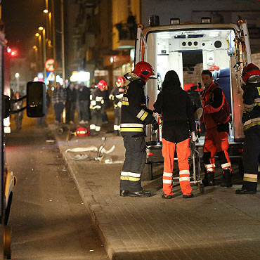 Wypadek na Armii Krajowej. Wjecha w metalowe ogrodzenie