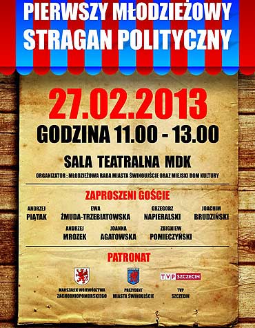 Pierwszy M³odzie¿owy Stragan Polityczny