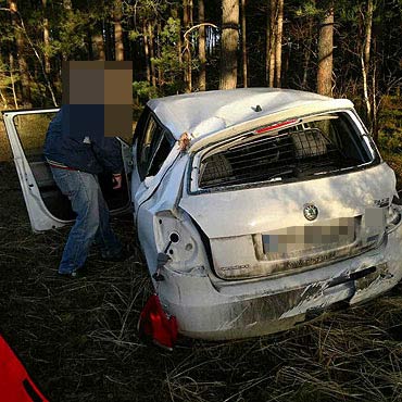 Auto do blacharza, kierowca na szczcie cay
