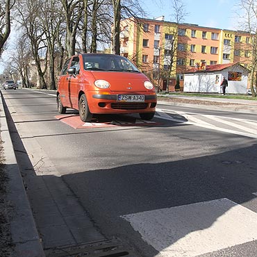 Zamontowali spowalniacz na ul. Grunwaldzkiej