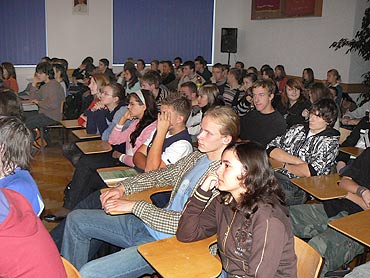 Naukowy autorytet gociem licealistw