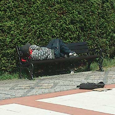 Koczują. I nikt ich nie ruszy