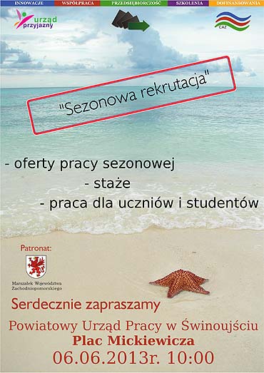 „Sezonowa rekrutacja” czyli wakacje tu, tu...