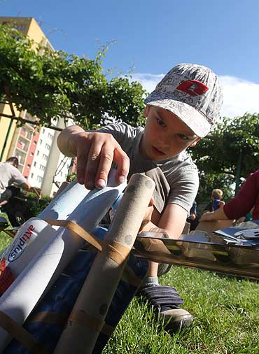 Wsplnie z rodzicami projektoway na wieym powietrzu