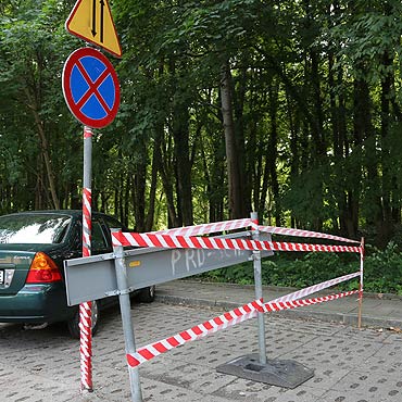 Zamknięto część ulicy Sienkiewicza. Kierowcy są niezadowoleni