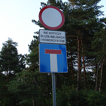 Rozjeżdżona plaża