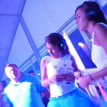 Na Silent Disco party bawio si ponad 600 suchaczy