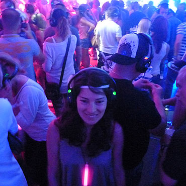 Na Silent Disco party bawio si ponad 600 suchaczy