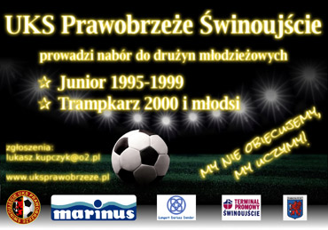 Nabr do druyn modzieowych winoujskiego "Prawobrzea"