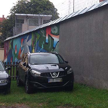 Famowicze bd malowa mur aresztu ledczego