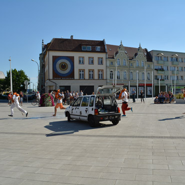 Zachodniopomorska Ofensywa Teatralna opanowaa Plac Wolnoci. Zobacz film!