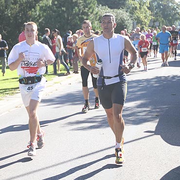 Przebiegli 42 km w Maratonie winoujcie-Wolgast