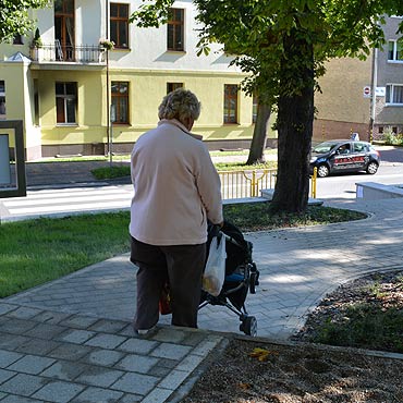Stromo w Parku Chopina. Z wzkiem ledwo podjedziesz