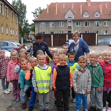 Przedszkolaki w komendzie