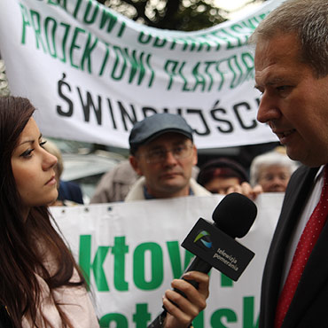 Zachodniopomorscy działkowcy demonstrowali w obronie obywatelskiego projektu. Zobacz zdjęcia!