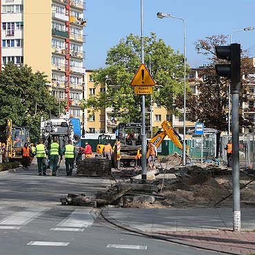 Utrudnienie na Matejki do 4 padziernika