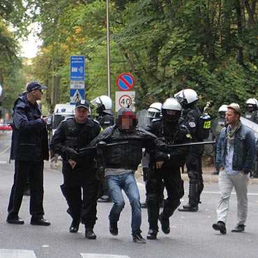 Kibice zatrzymani po meczu