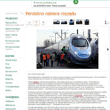 Testuj pocig Pendolino 