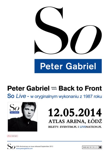 PETER GABRIEL w Polsce