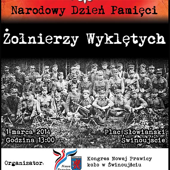 Narodowy Dzie Pamici onierzy Wykltych w winoujciu