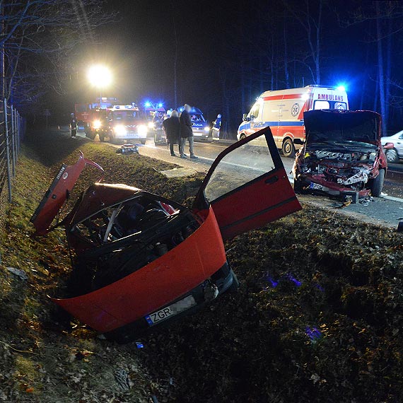 Grony wypadek na krajowej „trjce”