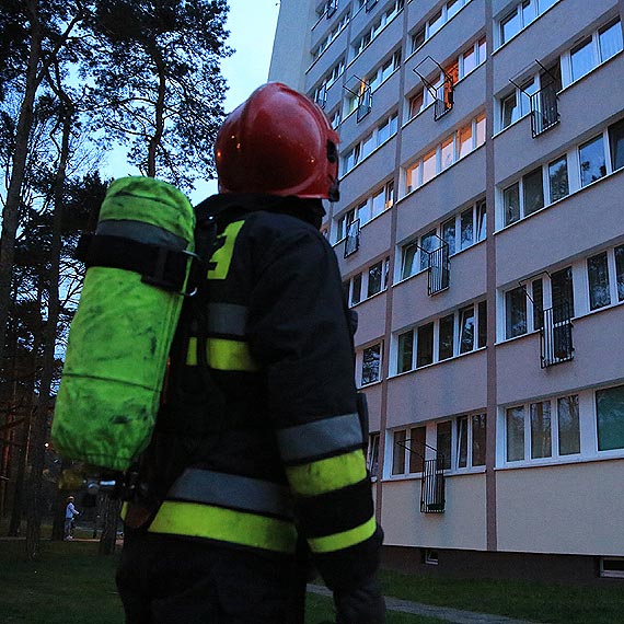 Faszywy alarm w bloku na osiedlu Zachodnim