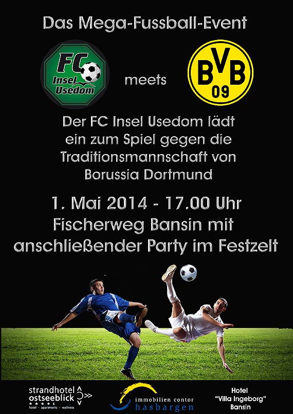 Oldboys z Borussii Dortmund zagraj z „FC Insel Usedom”