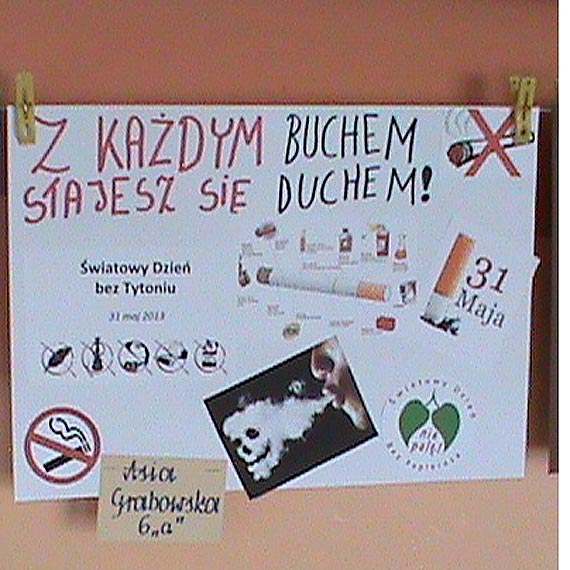 31 maja - wiatowy Dzie Bez Tytoniu w SP2