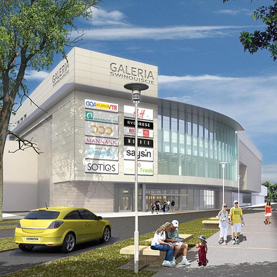 Postęp prac budowlanych Galerii Świnoujście