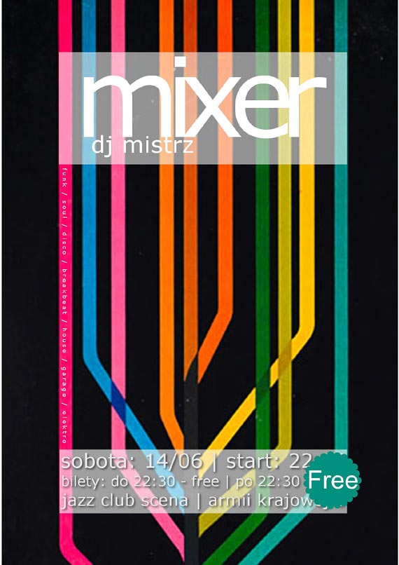 Mixer - dj mistrz zagra w Jazz Club Scena