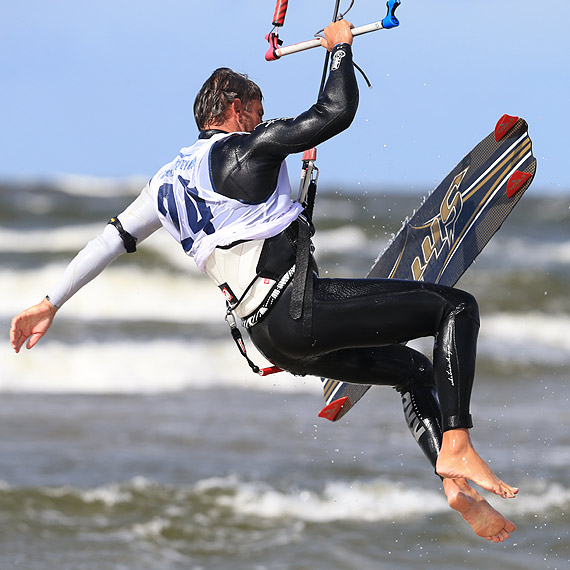 Gwiazdy kitesurfingu nad winoujsk pla