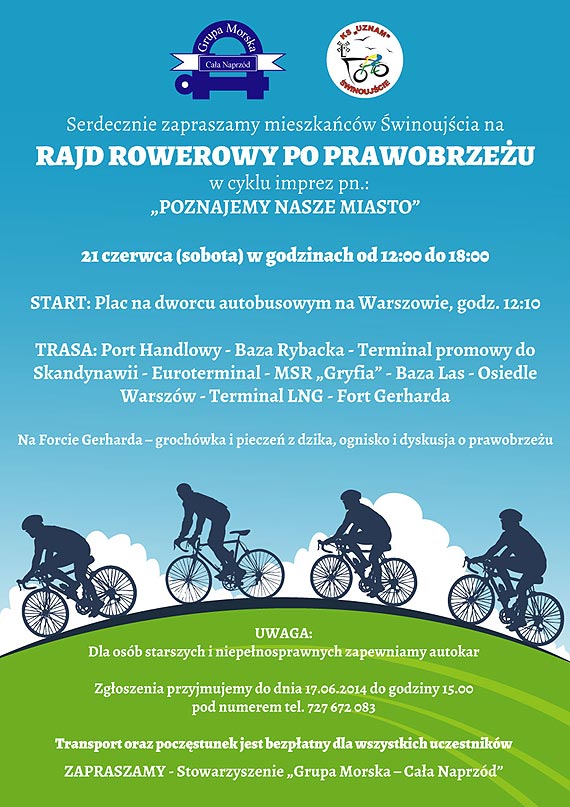 Rajd rowerowy po Prawobrzeu